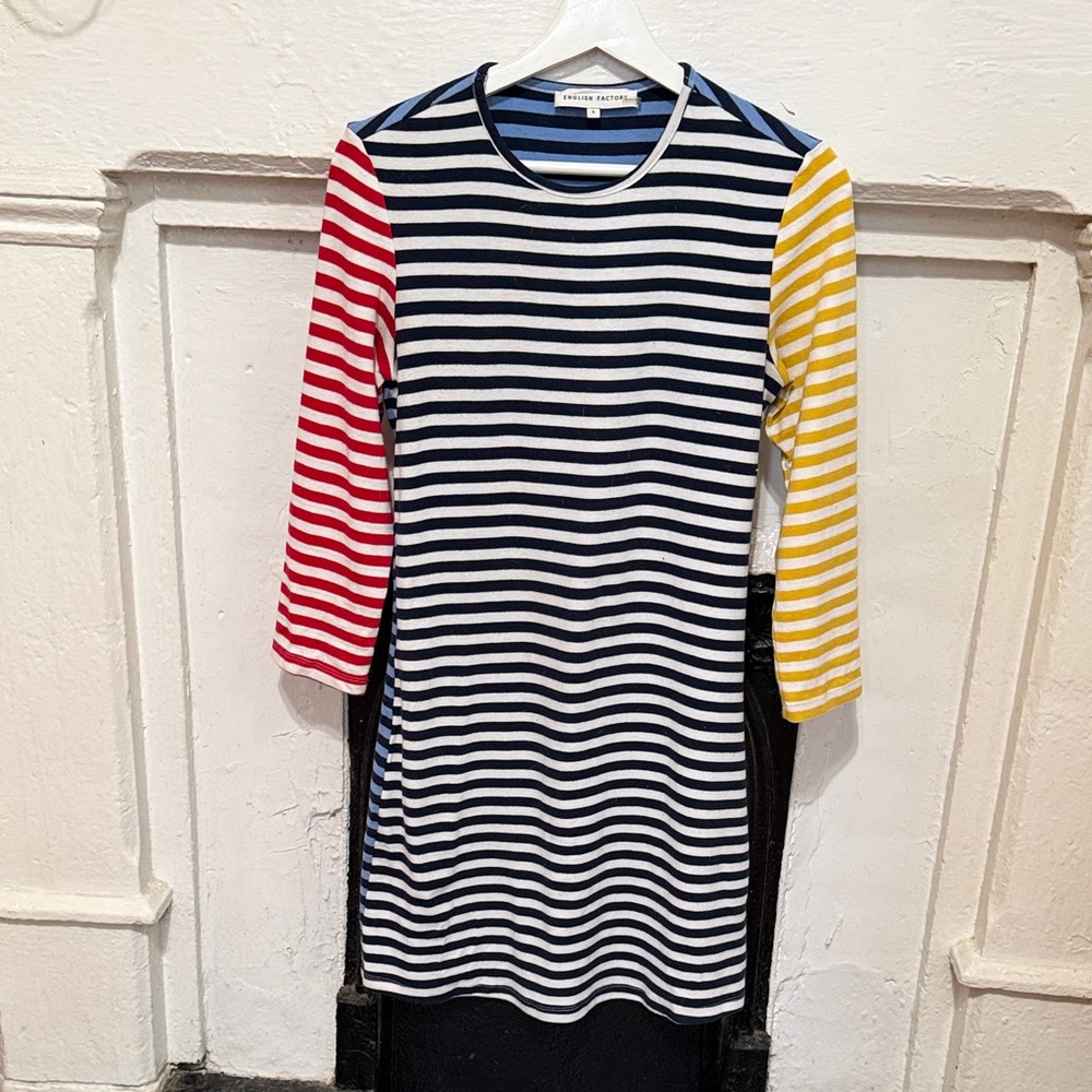 Striped Colorblock Dress